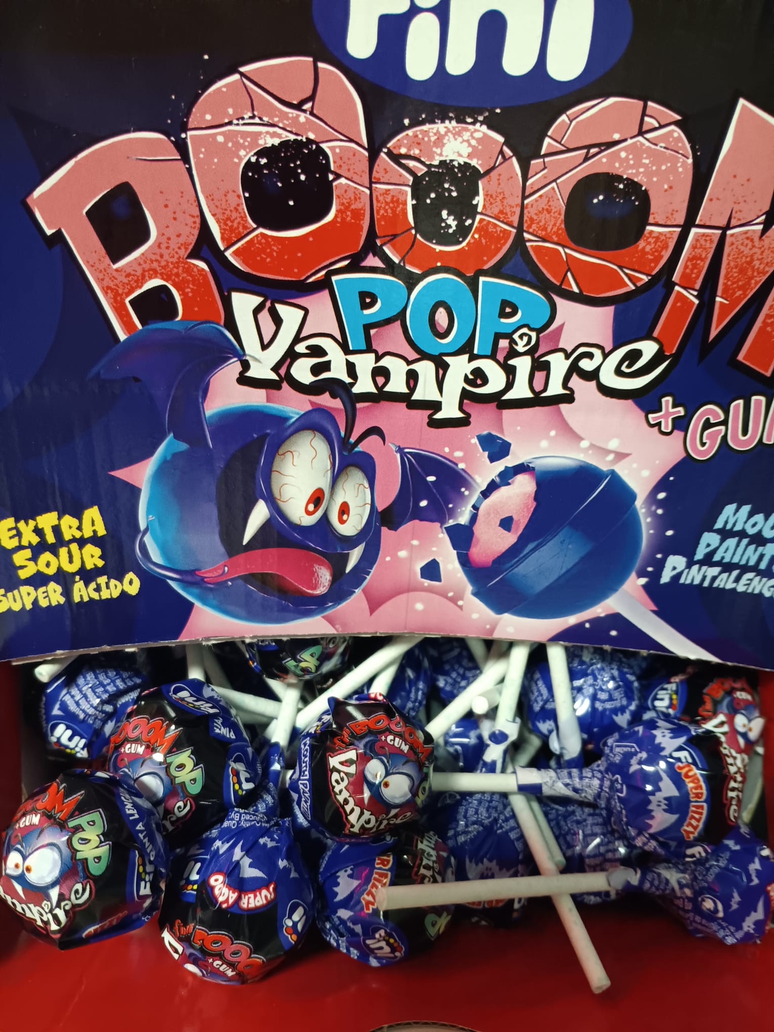 Fini Booom Pop Vampire Lolly  1 Stück