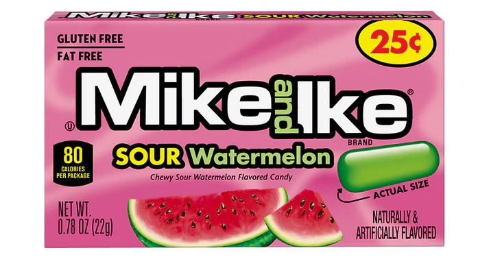 Mike & Ike Sour Watermelon 22g