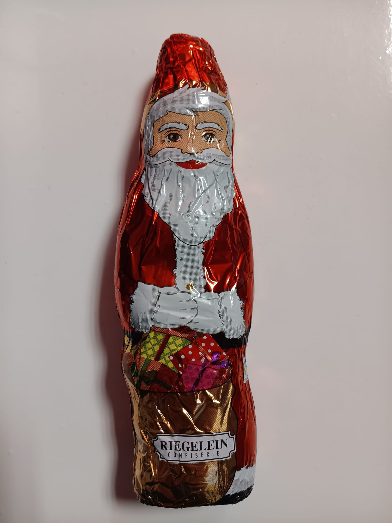 Riegelein Weihnachtsmann Hohlkörper aus Vollmilchschokolade 60g