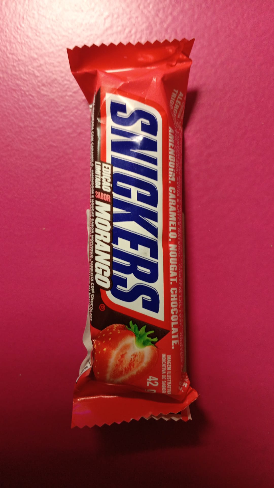 Snickers Morango Erdbeere Brasilien